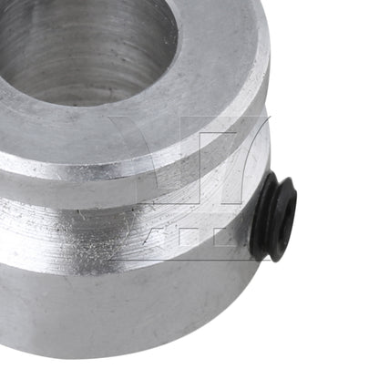BQLZR Silver Aluminum Single Groove Fixed Bore Pulley 16x12x8MM for 3MM Belt