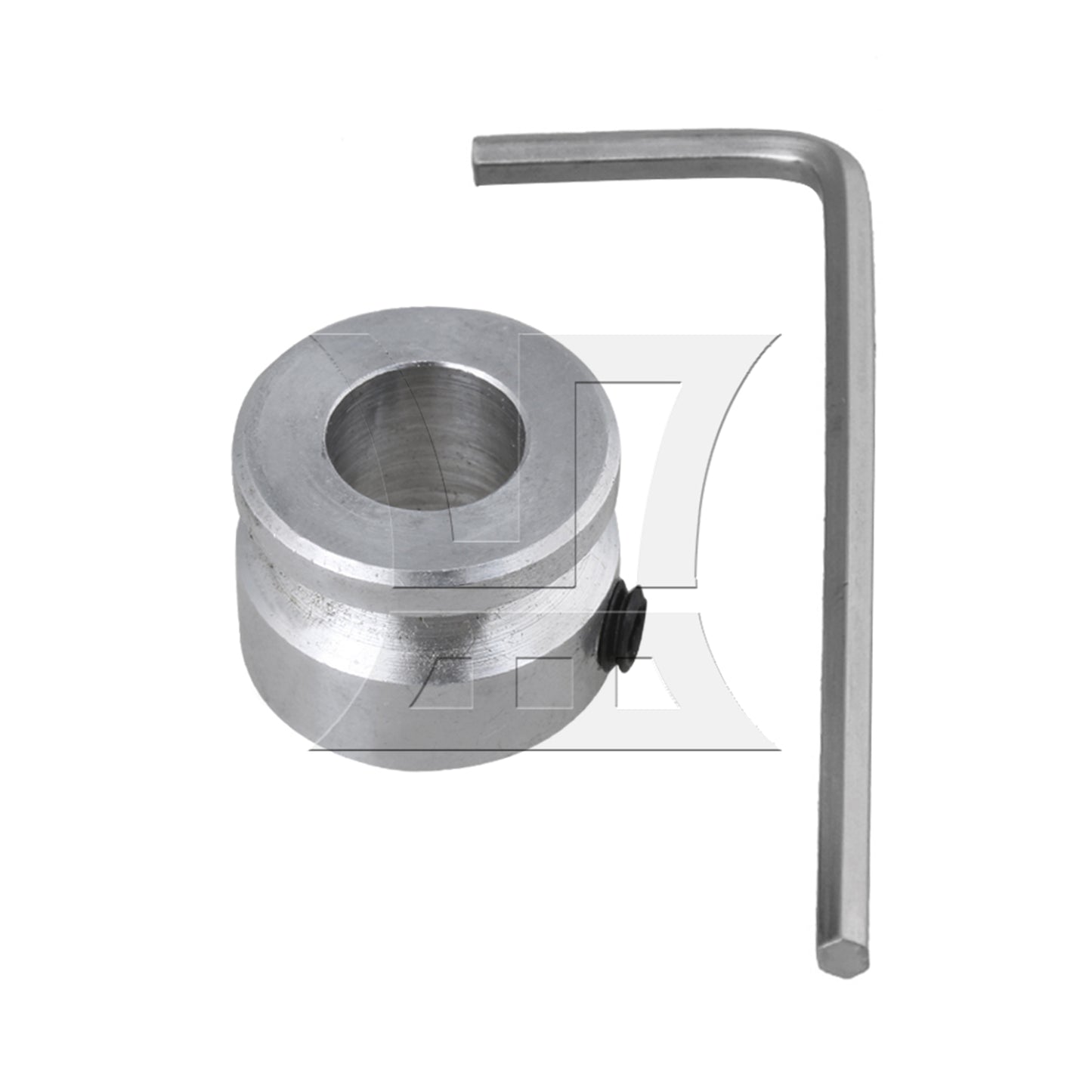 BQLZR Silver Aluminum Single Groove Fixed Bore Pulley 16x12x8MM for 3MM Belt