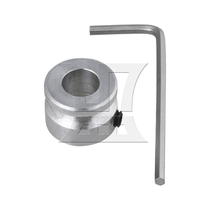 BQLZR Silver Aluminum Single Groove Fixed Bore Pulley 16x12x8MM for 3MM Belt