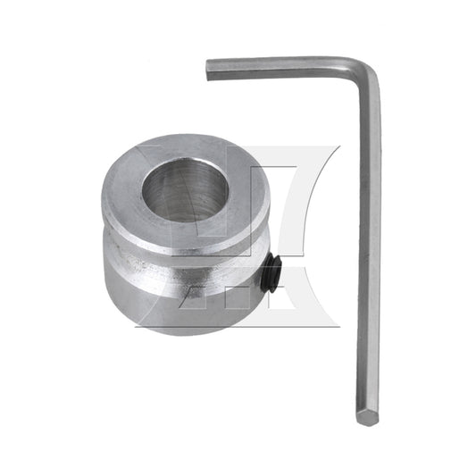 BQLZR Silver Aluminum Single Groove Fixed Bore Pulley 16x12x8MM for 3MM Belt