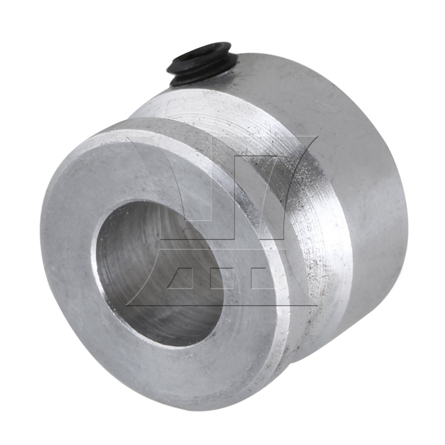 BQLZR Silver Aluminum Single Groove Fixed Bore Pulley 16x12x8MM for 3MM Belt