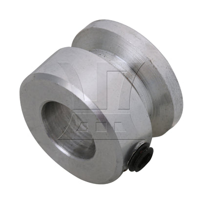 BQLZR Silver Aluminum Single Groove Fixed Bore Pulley 16x12x8MM for 3MM Belt