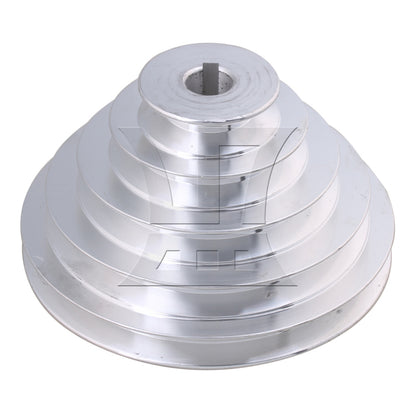 BQLZR 18mm Bore 5 Step A Type V-Belt Pagoda Pulley Belt Outter Dia 54-150mm
