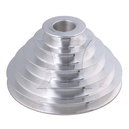 BQLZR 28mm Bore 5 Step A Type V-Belt Pagoda Pulley Belt Outter Dia 54-150mm