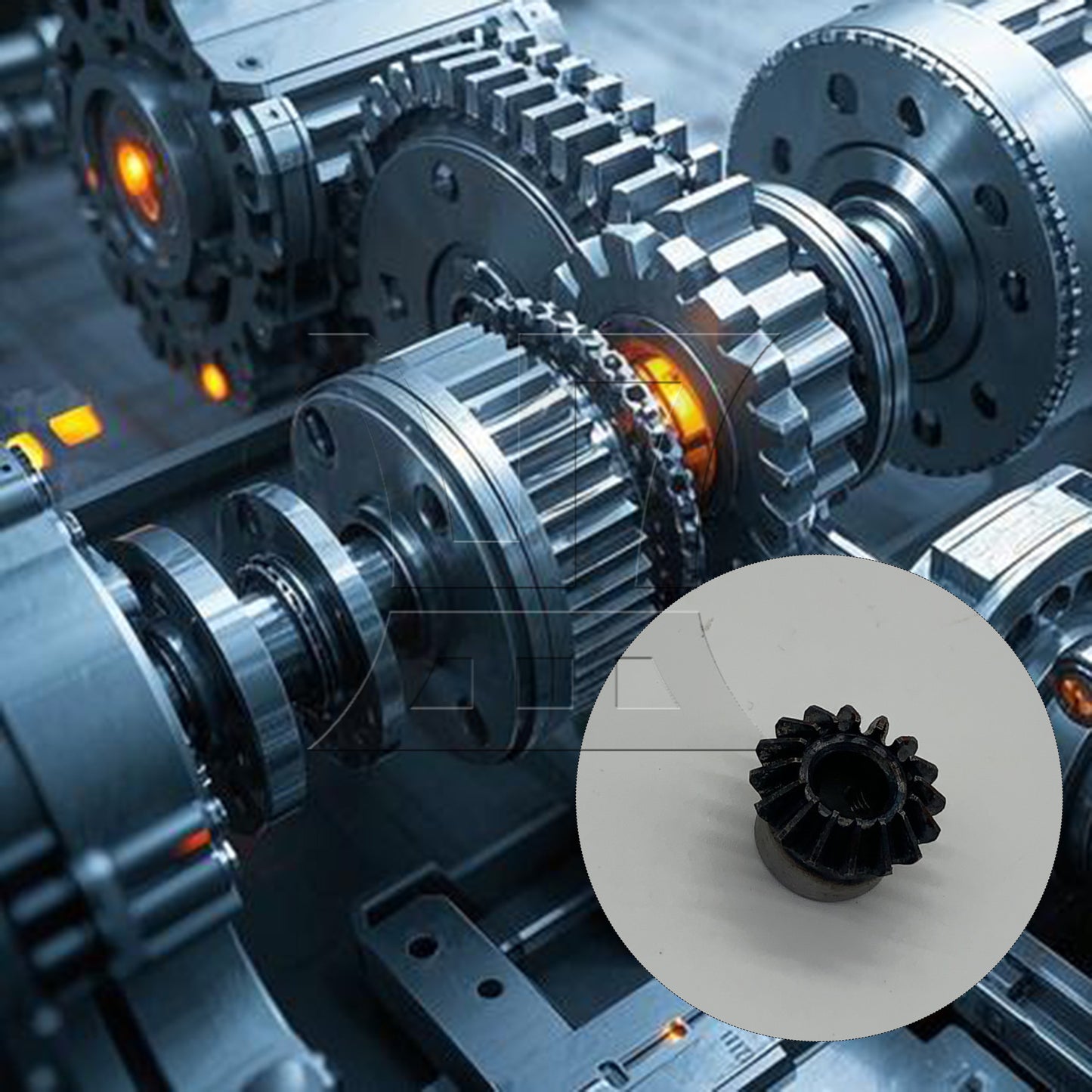 BQLZR 10mm Hole Diameter Steel Bevel Gears 1.5 Module 16 Teeth