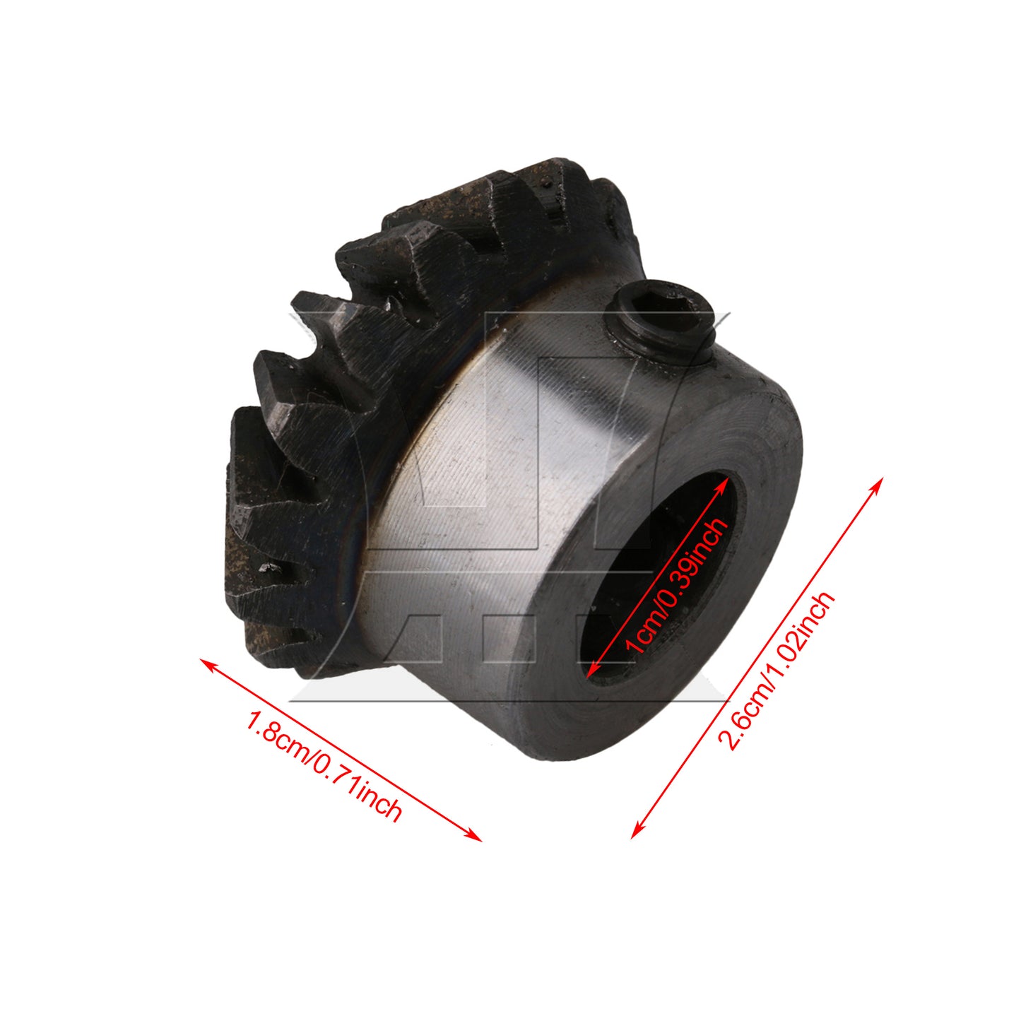 BQLZR 10mm Hole Diameter Steel Bevel Gears 1.5 Module 16 Teeth