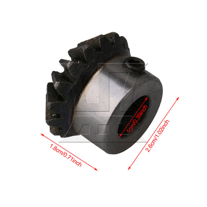BQLZR 10mm Hole Diameter Steel Bevel Gears 1.5 Module 16 Teeth