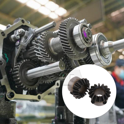 BQLZR 12mm Hole Diameter 45# Steel Tapered Bevel Gear 1.5 Module 16 T