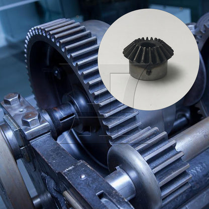 BQLZR  BQLZR Steel 2 Module 20T 12mm Hole Dia Bevel Gear for Mechanical Accessory