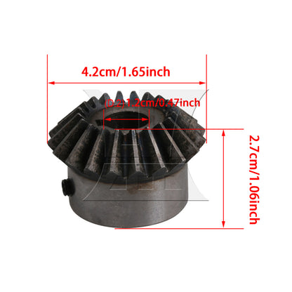 BQLZR  BQLZR Steel 2 Module 20T 12mm Hole Dia Bevel Gear for Mechanical Accessory