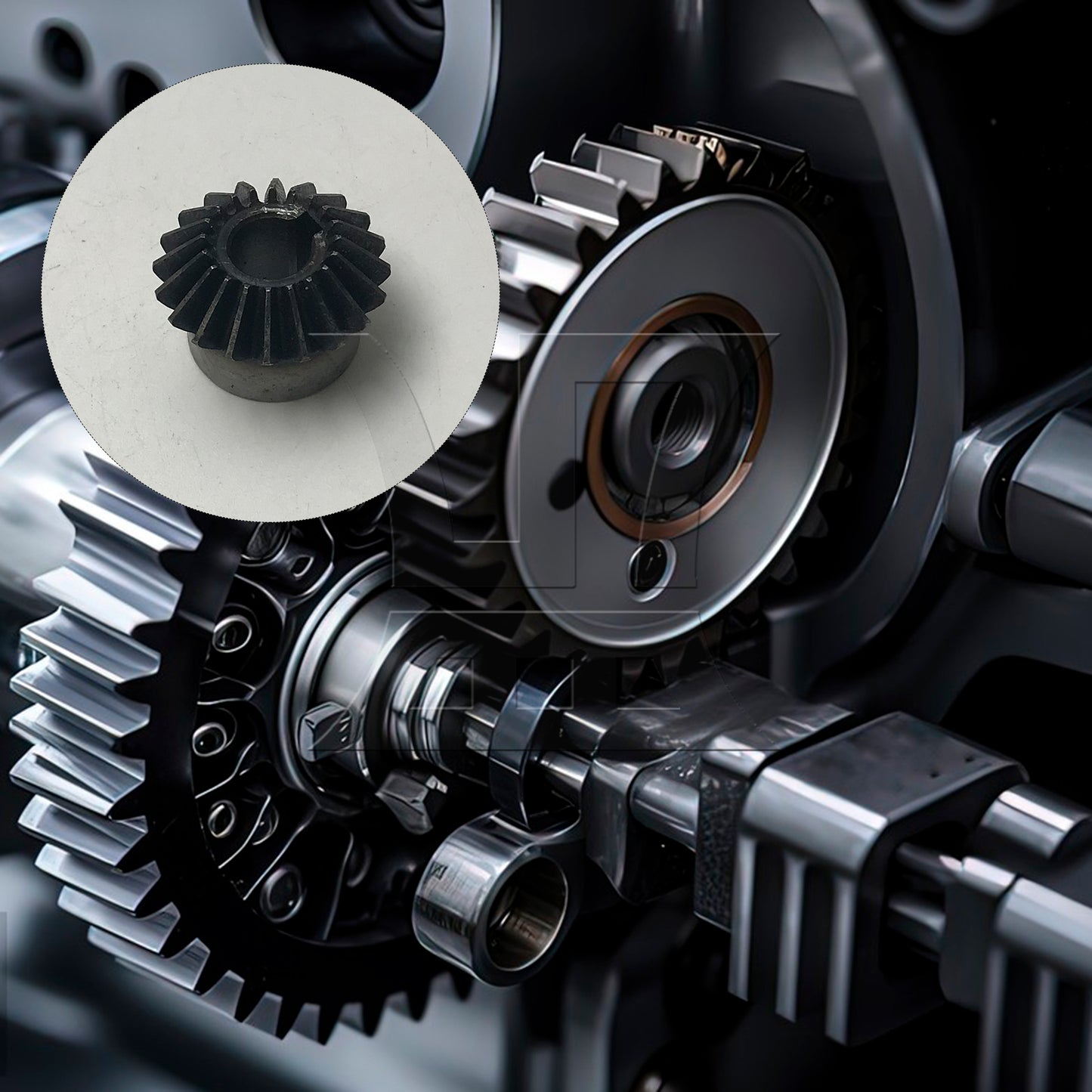 BQLZR  Steel 2 Mould 20T 14mm Hole Dia Bevel Gear for Mechanical Accessories