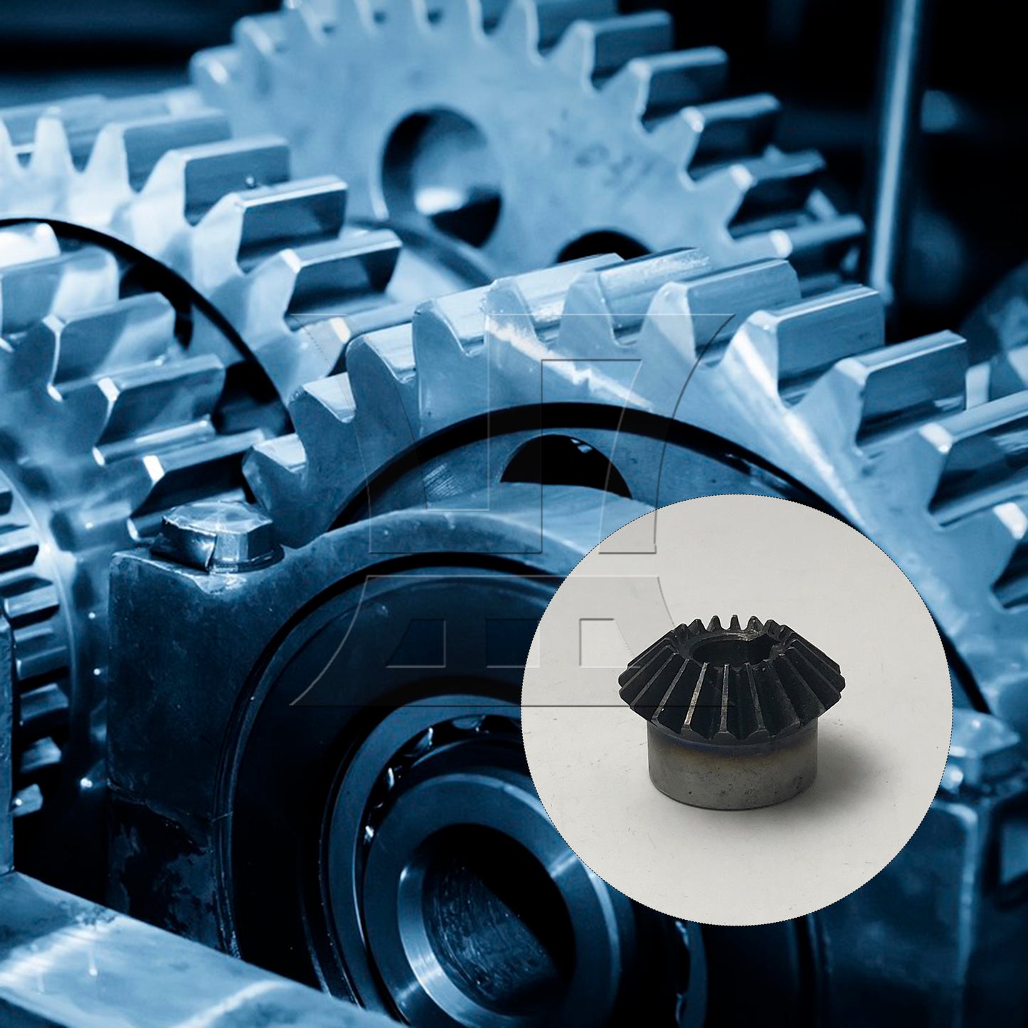 BQLZR  Steel 2 Mould 20T 14mm Hole Dia Bevel Gear for Mechanical Accessories