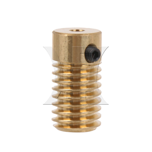 BQLZR Yellow 20x9.7x3MM 0.5 Modulus Turbine Wheel Shaft 3MM Hole Diameter