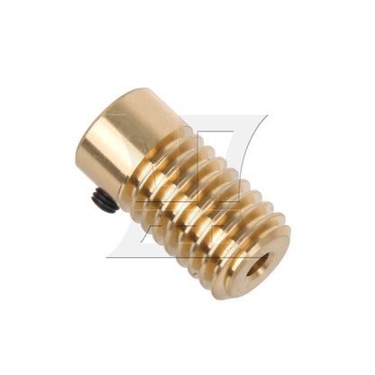 BQLZR Yellow 20x9.7x3MM 0.5 Modulus Turbine Wheel Shaft 3MM Hole Diameter