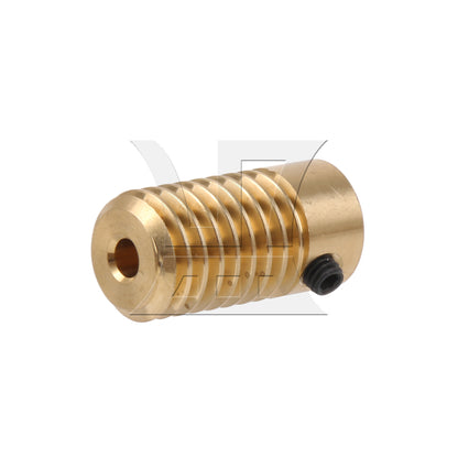 BQLZR Yellow 20x9.7x3MM 0.5 Modulus Turbine Wheel Shaft 3MM Hole Diameter