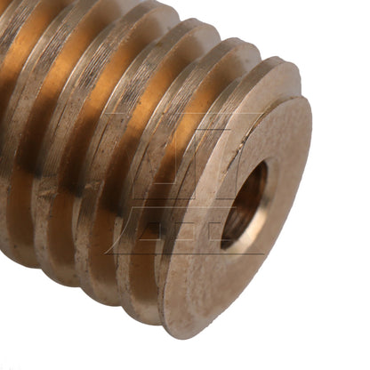 BQLZR Yellow 20x9.8x3.17MM 0.5 Modulus Turbine Wheel Shaft 3.17MM Hole Diameter