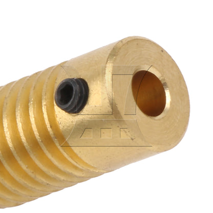 BQLZR Yellow 20x9.8x4MM 0.5 Modulus Turbine Wheel Shaft 4MM Hole Diameter