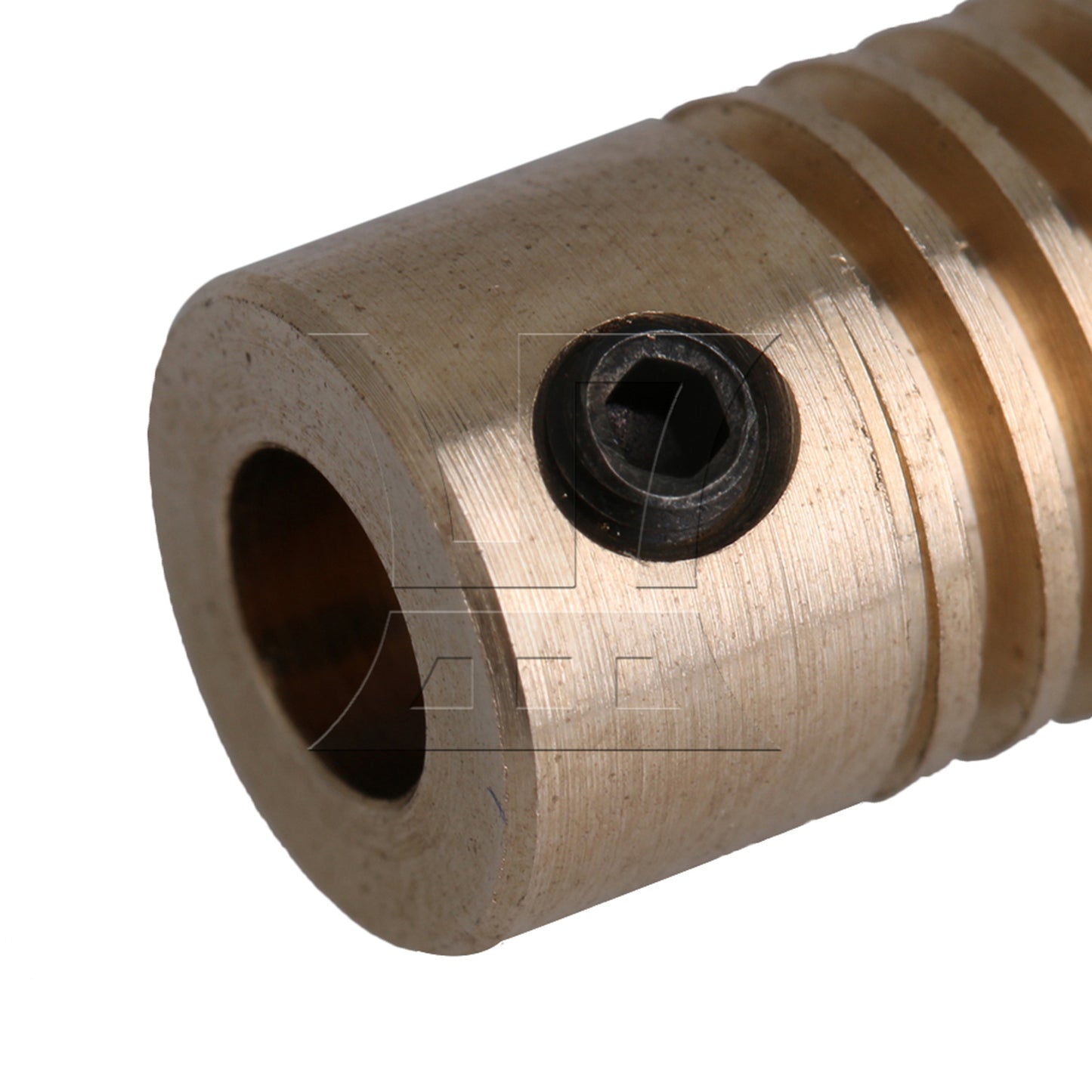 BQLZR Yellow 2x0.97x0.5CM 0.5 Modulus Turbine Wheel Shaft 5MM Hole Diameter