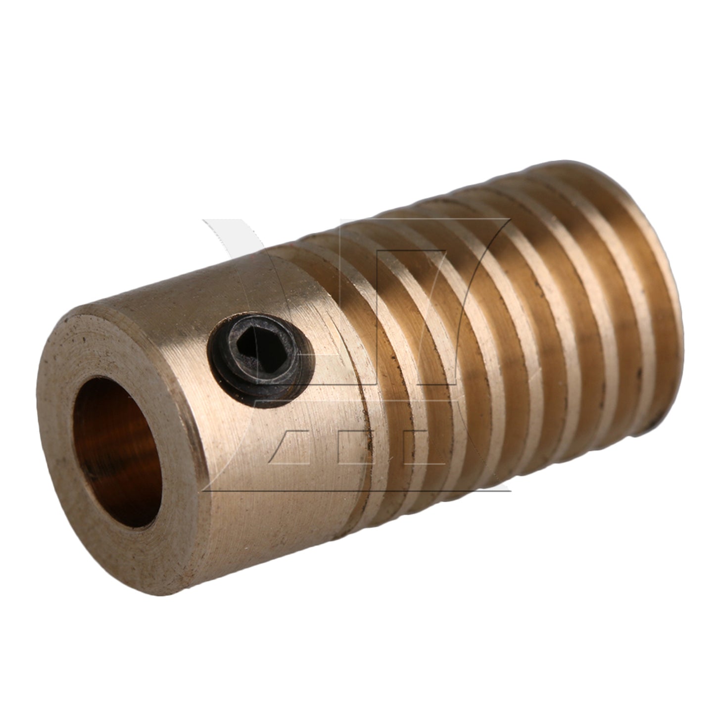 BQLZR Yellow 2x0.97x0.5CM 0.5 Modulus Turbine Wheel Shaft 5MM Hole Diameter