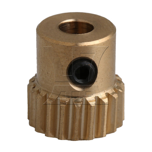 BQLZR Yellow 12x11x4MM 0.5 Modulus Twenty Teech Turbine Wheel 4MM Hole Diameter