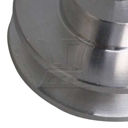 BQLZR Silver Aluminum Alloy Single Groove 6MM Fixed Bore Step Pulley 31x15x6MM