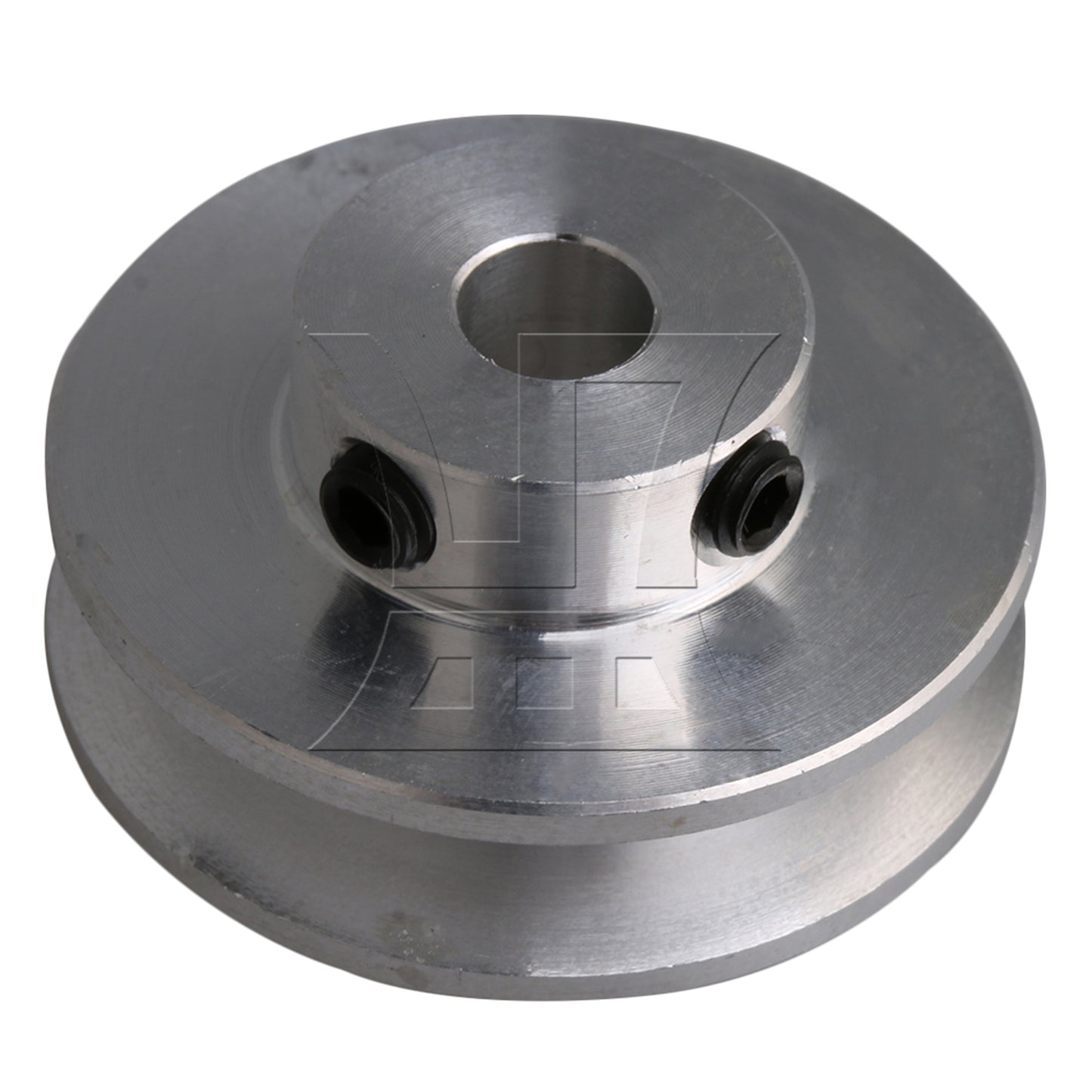 BQLZR Silver Aluminum Alloy Single Groove 6MM Fixed Bore Step Pulley 31x15x6MM