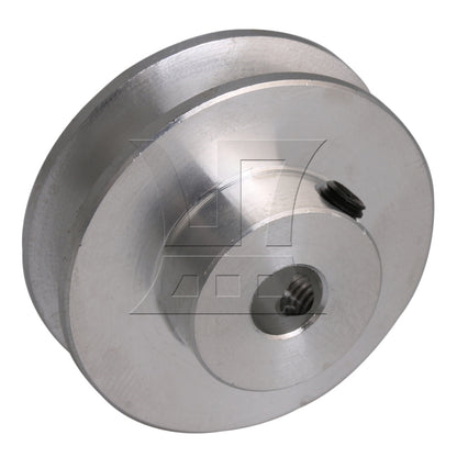BQLZR Silver Aluminum Alloy Single Groove 6MM Fixed Bore Step Pulley 31x15x6MM