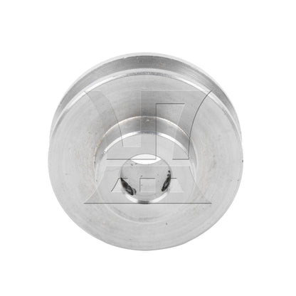 BQLZR Silver Aluminum Alloy Single Groove 8MM Fixed Bore Step Pulley 31x15x8MM