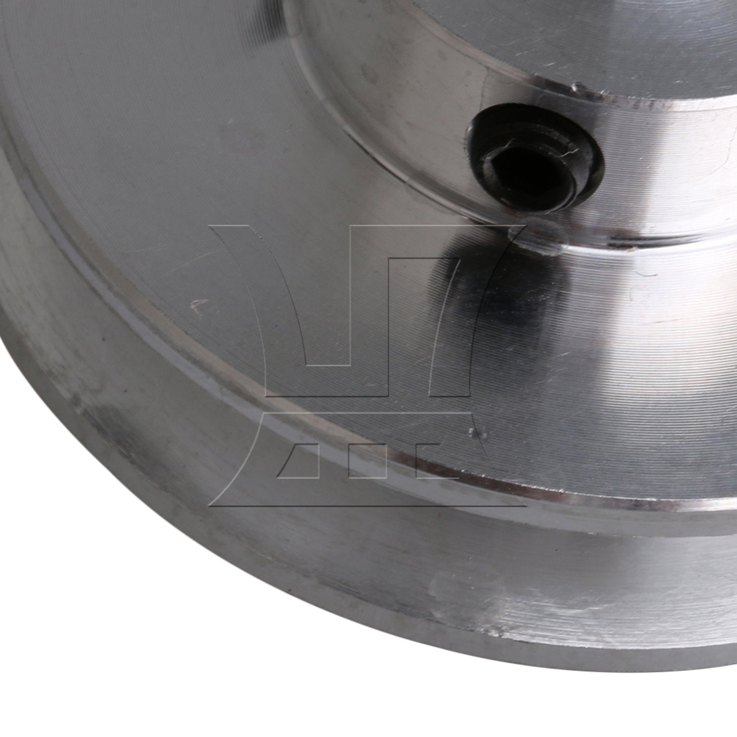 BQLZR Silver Aluminum Alloy Single Groove 6MM Fixed Bore Step Pulley 41x16x6MM