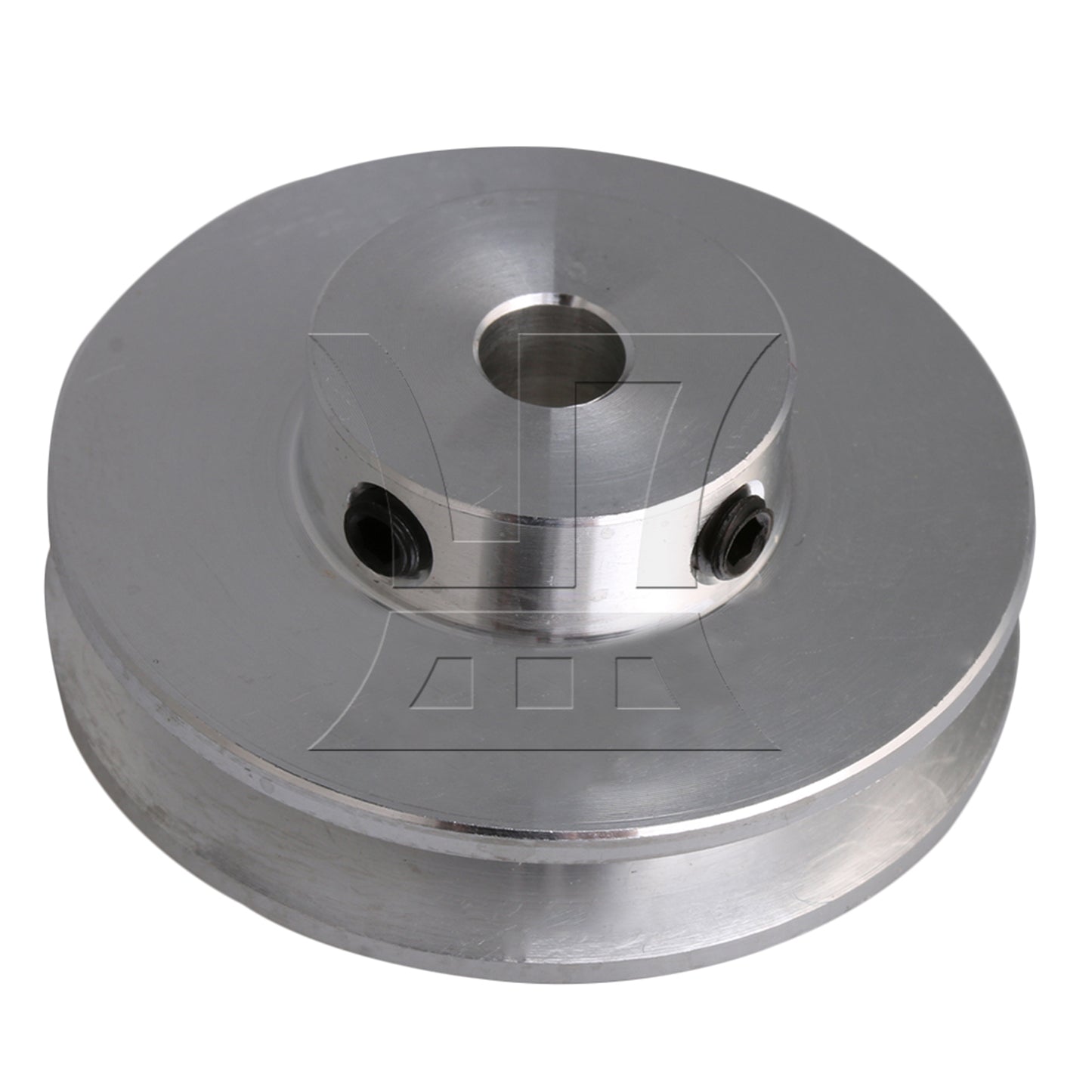 BQLZR Silver Aluminum Alloy Single Groove 6MM Fixed Bore Step Pulley 41x16x6MM
