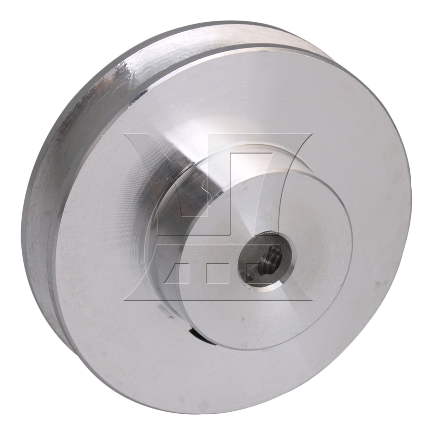 BQLZR Silver Aluminum Alloy Single Groove 6MM Fixed Bore Step Pulley 41x16x6MM