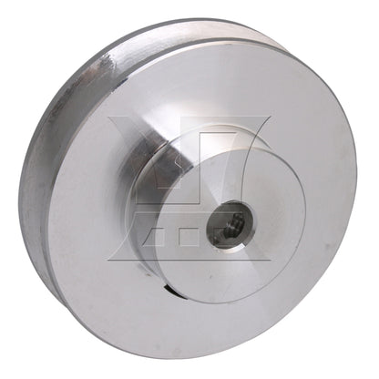 BQLZR Silver Aluminum Alloy Single Groove 6MM Fixed Bore Step Pulley 41x16x6MM