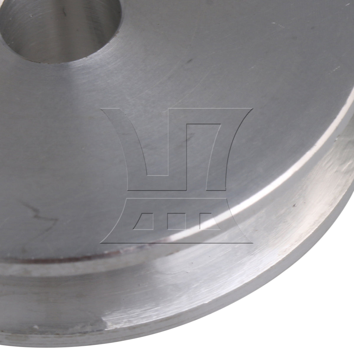 BQLZR Silver Aluminum Alloy Single-Groove 8MM Fixed Bore Step Pulley 41x16x8MM