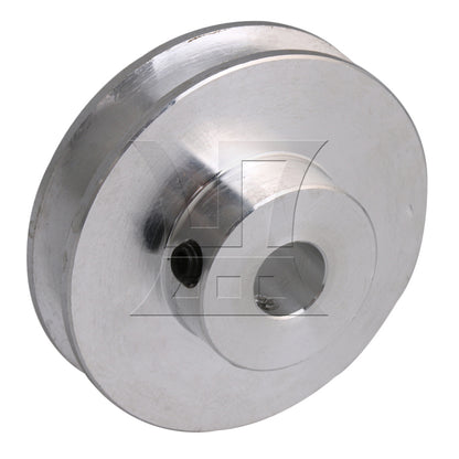 BQLZR Silver Aluminum Alloy Single-Groove 8MM Fixed Bore Step Pulley 41x16x8MM