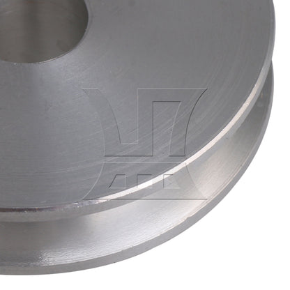 BQLZR Silver Aluminum Alloy Single Groove 10MM Fix Bore Step Pulley 41x16x10MM