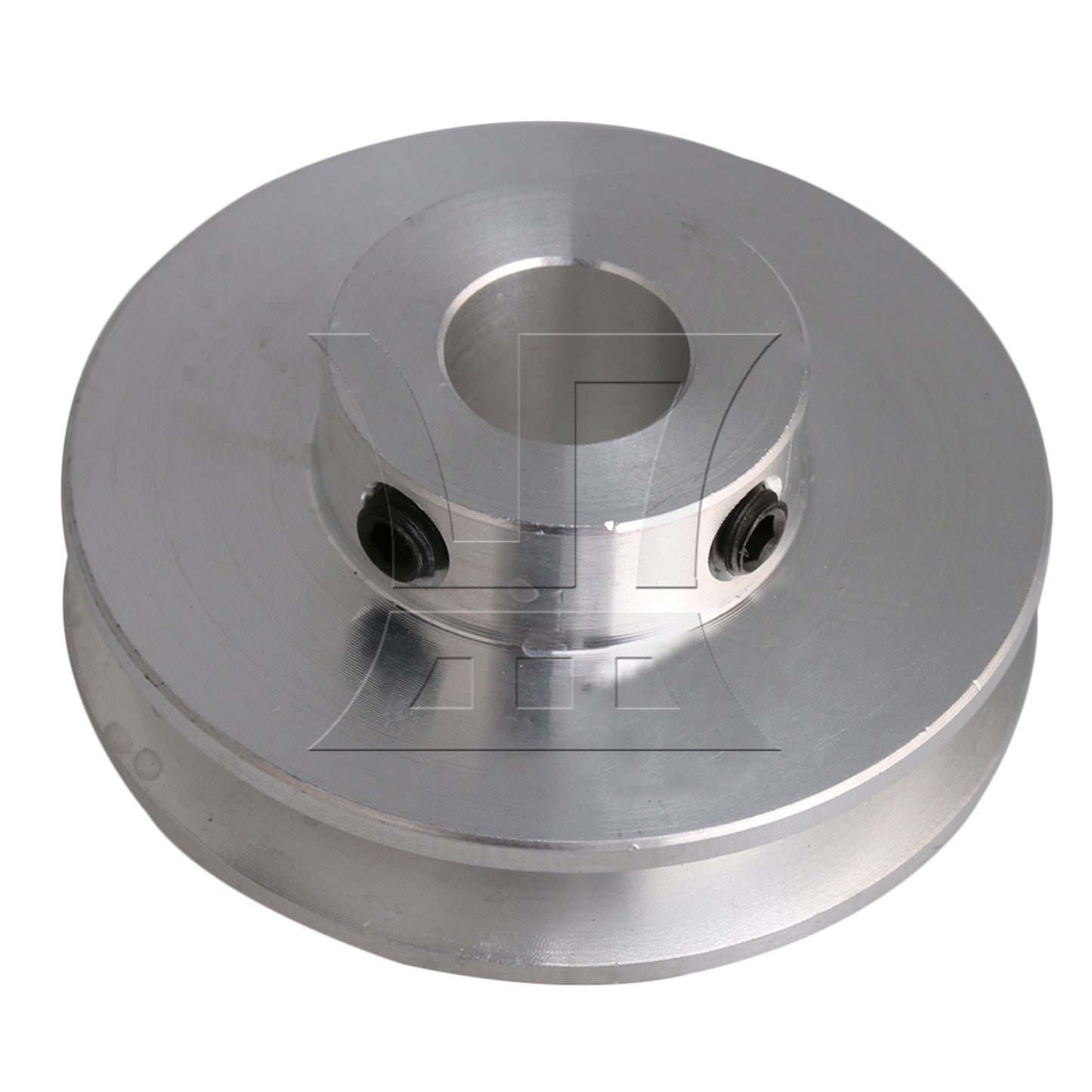 BQLZR Silver Aluminum Alloy Single Groove 10MM Fix Bore Step Pulley 41x16x10MM