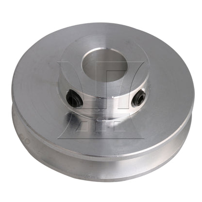 BQLZR Silver Aluminum Alloy Single Groove 10MM Fix Bore Step Pulley 41x16x10MM