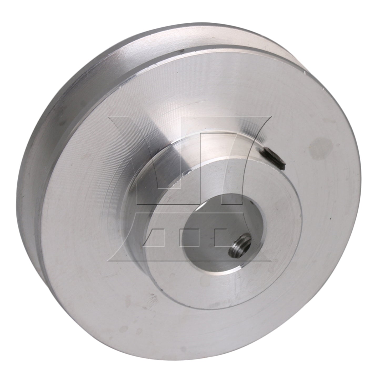 BQLZR Silver Aluminum Alloy Single Groove 10MM Fix Bore Step Pulley 41x16x10MM