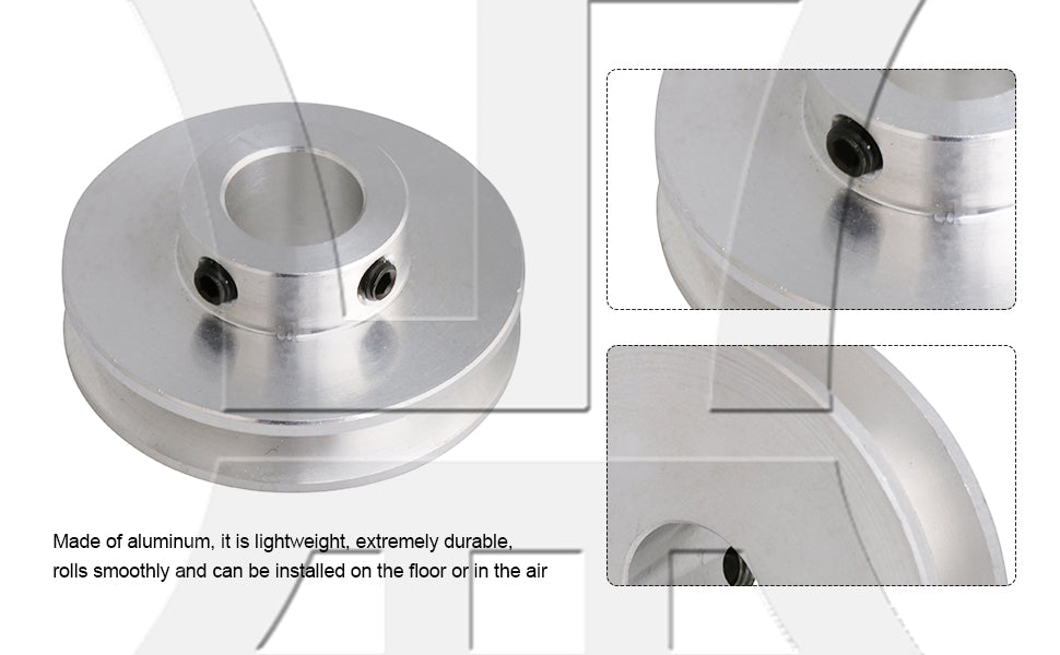 BQLZR Silver Aluminum Alloy Single Groove 12MM Fix Bore Step Pulley 41x16x12mm