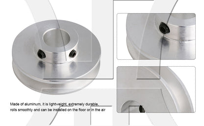 BQLZR Silver Aluminum Alloy Single Groove 12MM Fix Bore Step Pulley 41x16x12mm