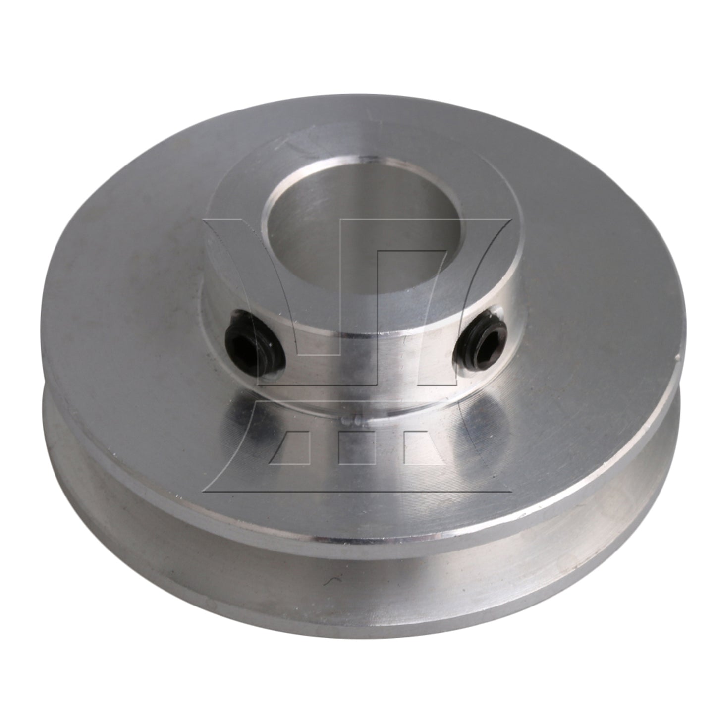 BQLZR Silver Aluminum Alloy Single Groove 12MM Fix Bore Step Pulley 41x16x12mm