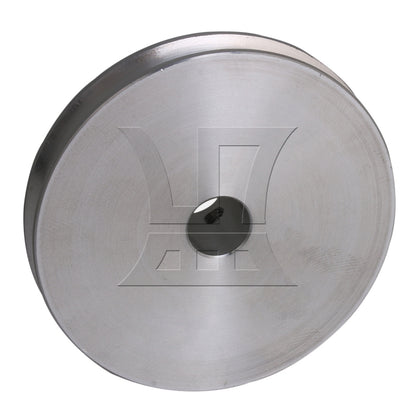 BQLZR Silver Aluminum Alloy Single Groove 10MM Fixed Bore Step Pulley 58x10MM