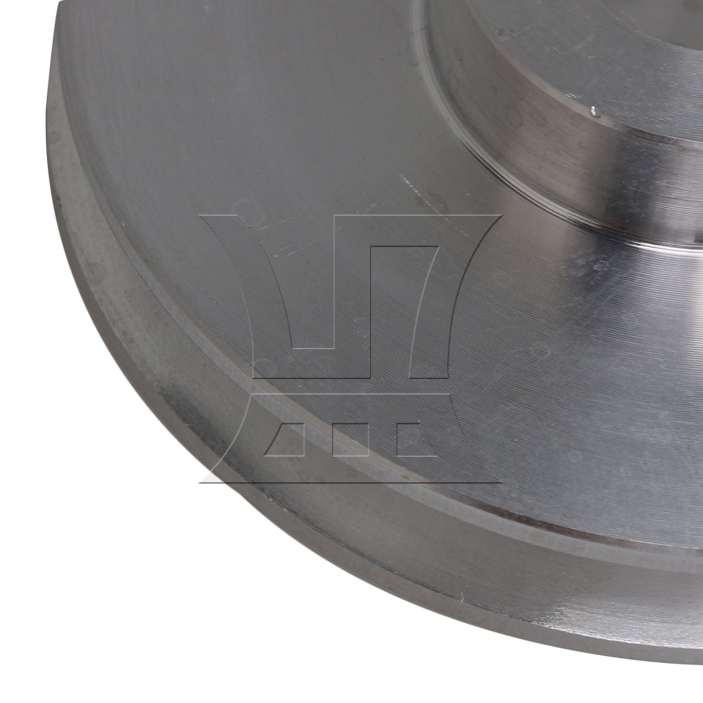 BQLZR Silver Aluminum Alloy Single Groove 12MM Fix Hole Step Pulley 58x16x12MM