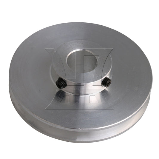 BQLZR Silver Aluminum Alloy Single Groove 12MM Fix Hole Step Pulley 58x16x12MM