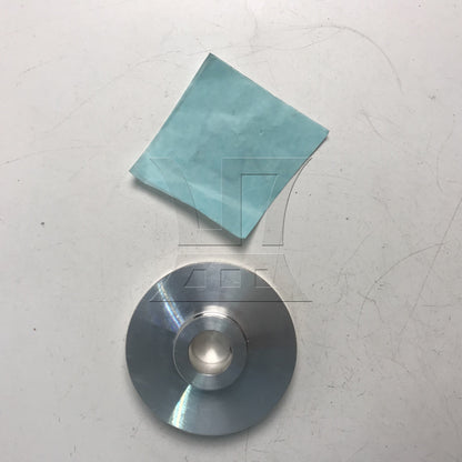 BQLZR Silver Aluminum Alloy Single Groove 14MM Fixed Bore Step Pulley 58x14MM
