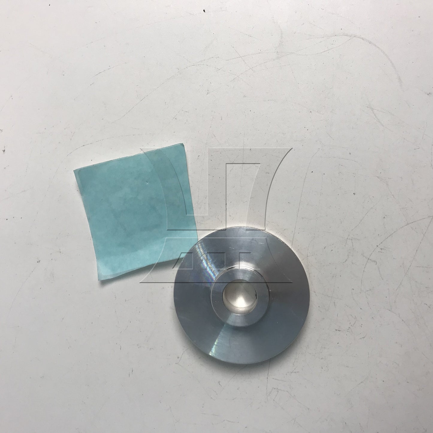 BQLZR Silver Aluminum Alloy Single Groove 14MM Fixed Bore Step Pulley 58x14MM