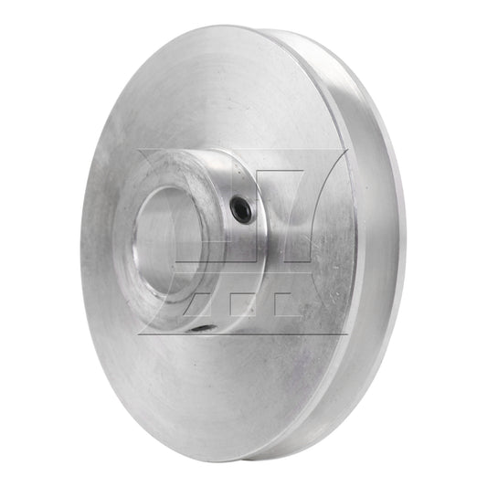 BQLZR Silver Aluminum Alloy Single Groove 14MM Fixed Bore Step Pulley 58x14MM
