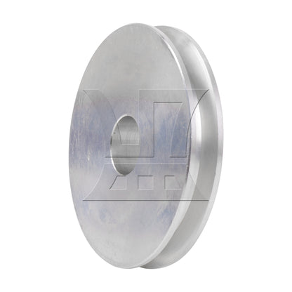 BQLZR Silver Aluminum Alloy Single Groove 14MM Fixed Bore Step Pulley 58x14MM