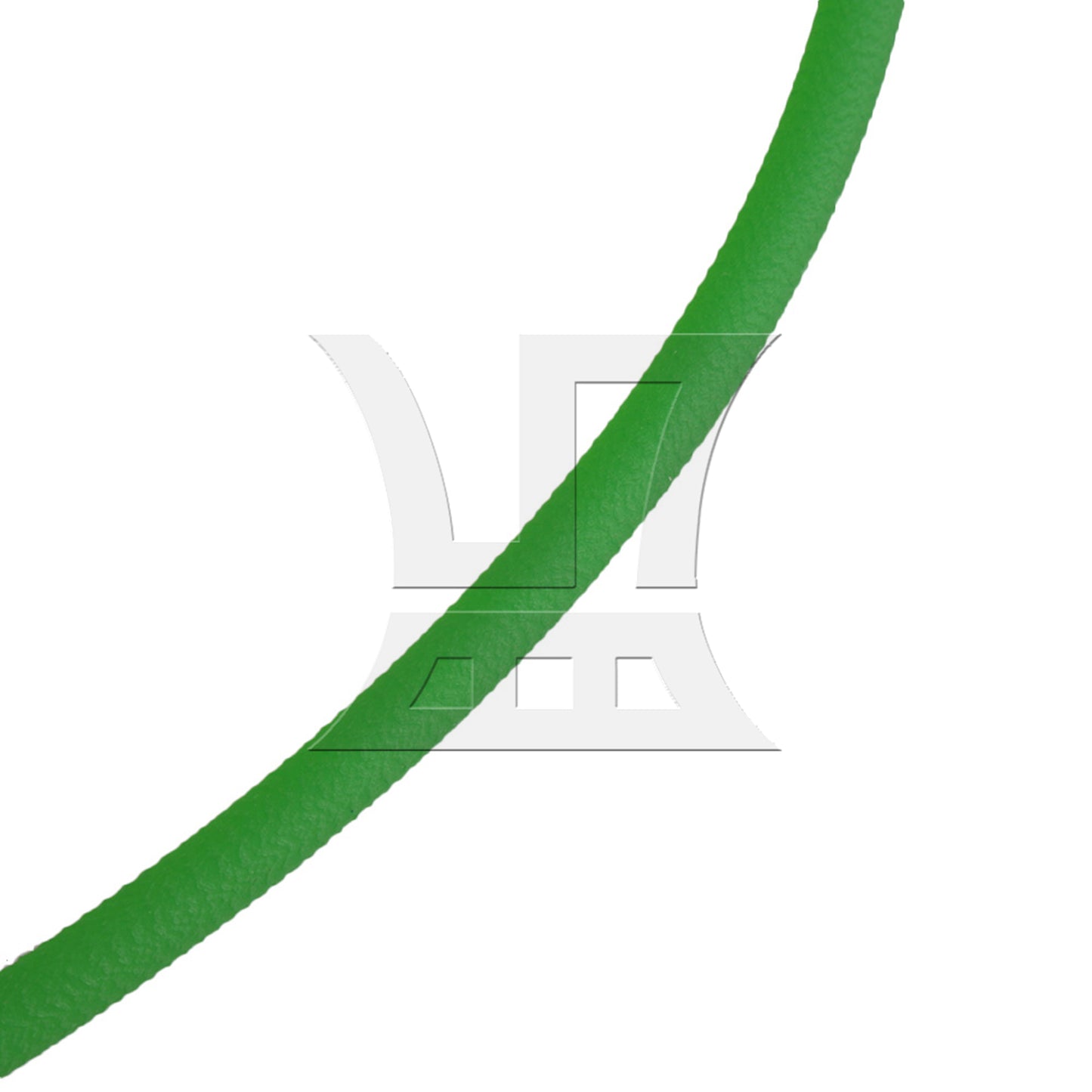 BQLZR Green 100CM Length 5MM Diameter PU Round Belt for Groove Pulley Drives