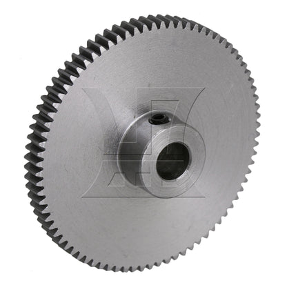 BQLZR 80T 45 Steel 0.5 Modulus Top Screws Gear Wheel 6mm Hole Dia 41x10x6MM